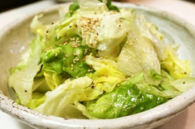 レタスが丸々食べれちゃうサラダ♪